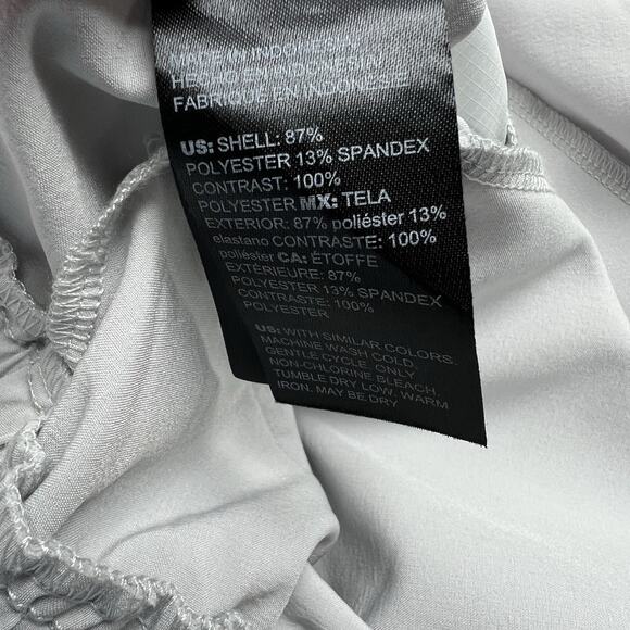 Chicos Zenergy Light Gray Camo Stripe Jogger Pants Size 2.5 Women's US 14 - Picture 8 of 10